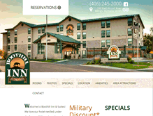 Tablet Screenshot of boothillinn.com